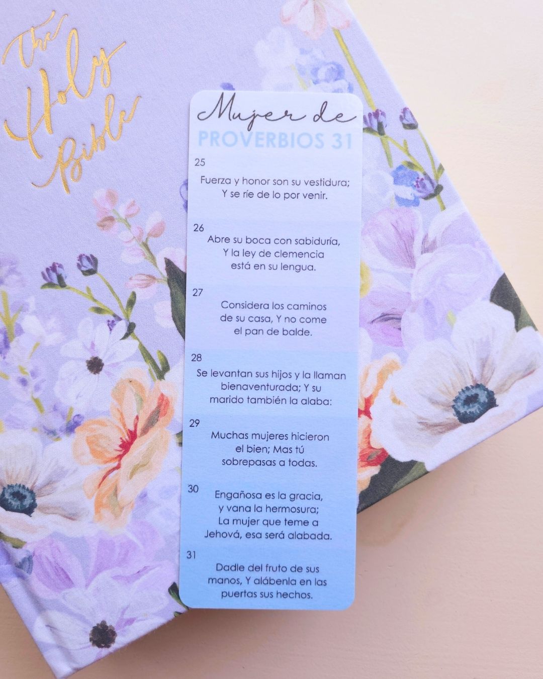 Proverbios 31 Bookmark - Blue