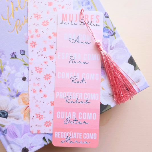 Mujeres Bookmark - Pink
