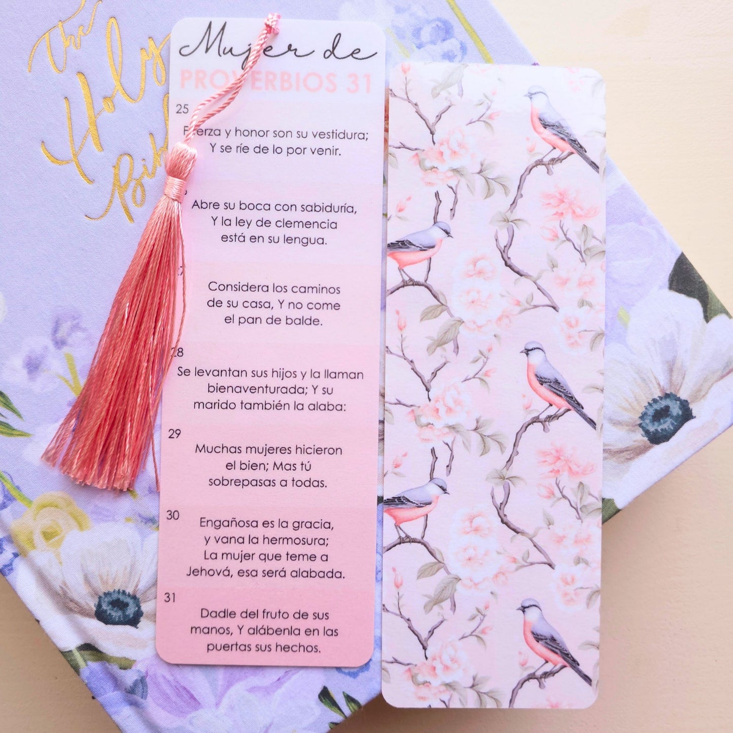 Proverbios 31 Bookmark - Pink