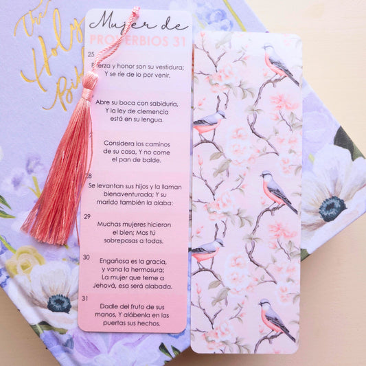 Proverbios 31 Bookmark - Pink