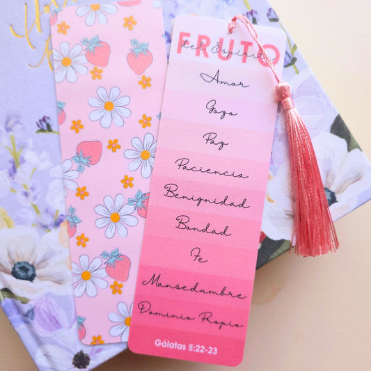 Fruto Bookmark - Pink