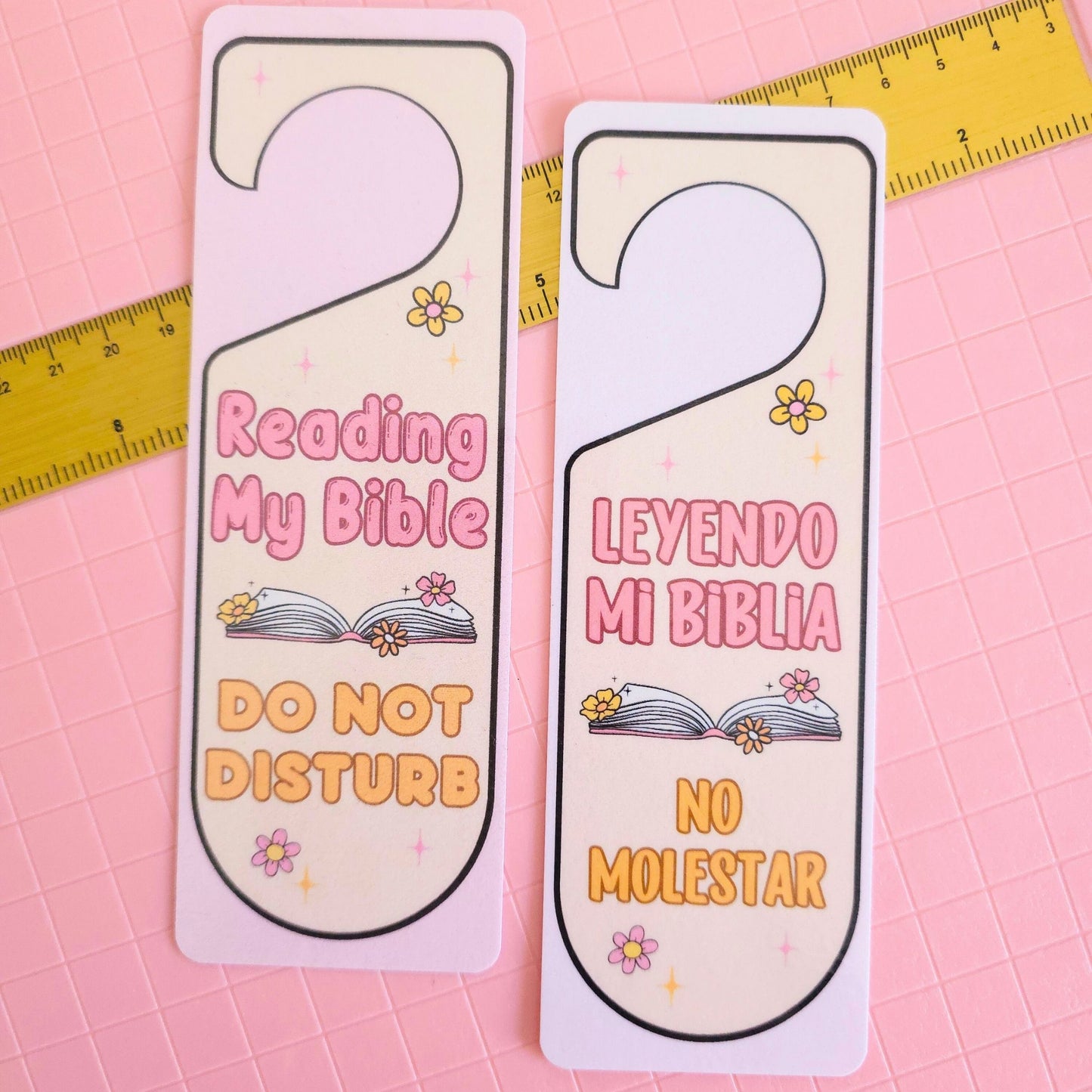 Leyendo Bookmark - Pink
