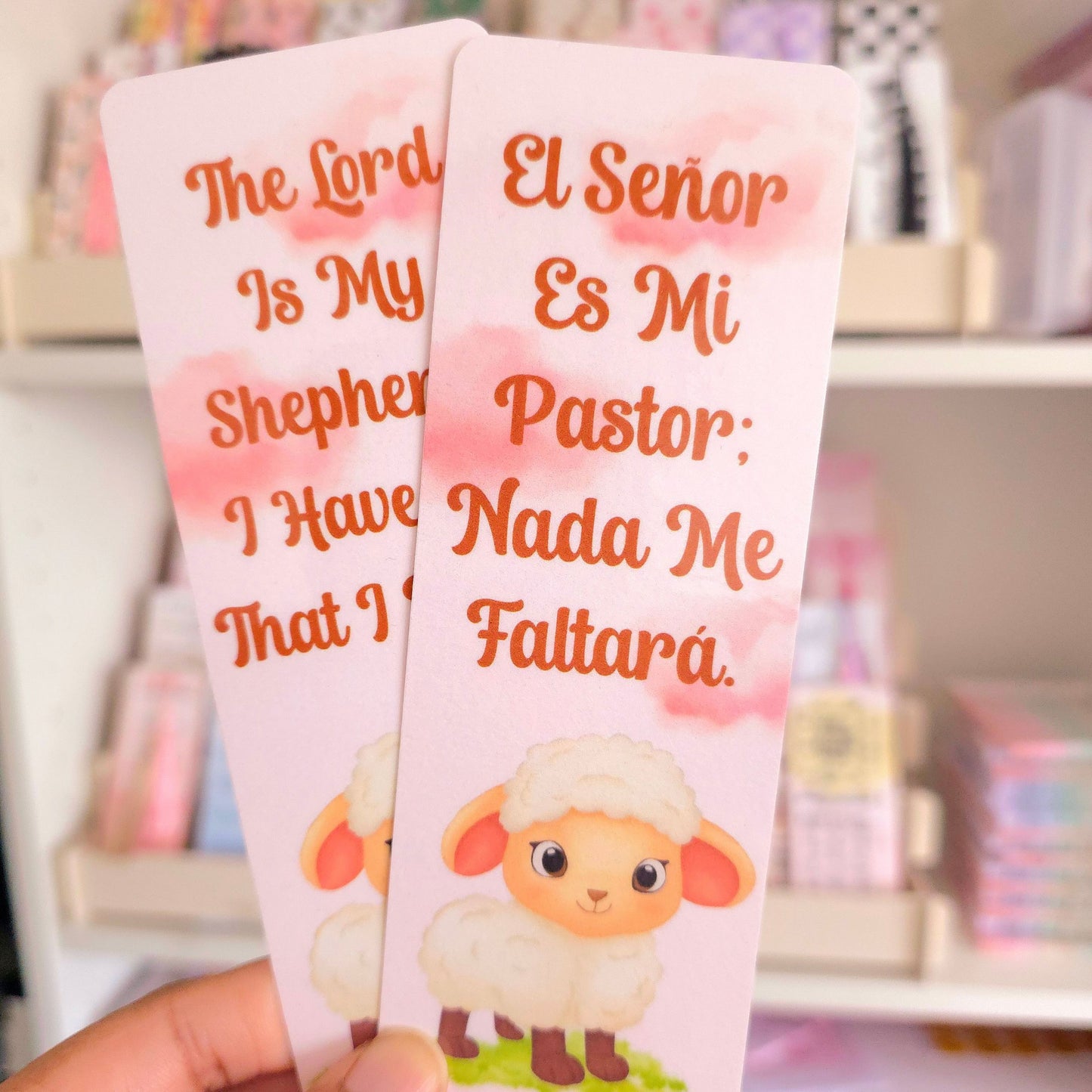 Shepherd Bookmark - Pink