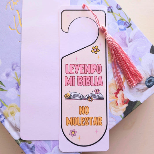 Leyendo Bookmark - Pink