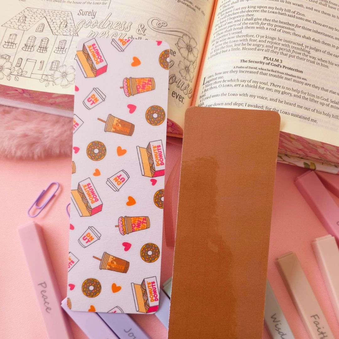 White Donuts Bookmark