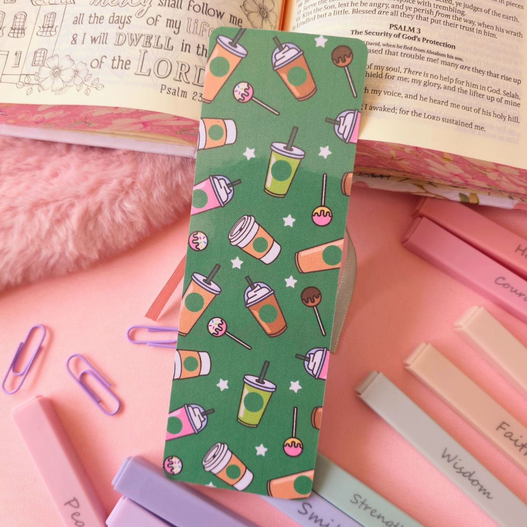 Green Coffee Bookmark