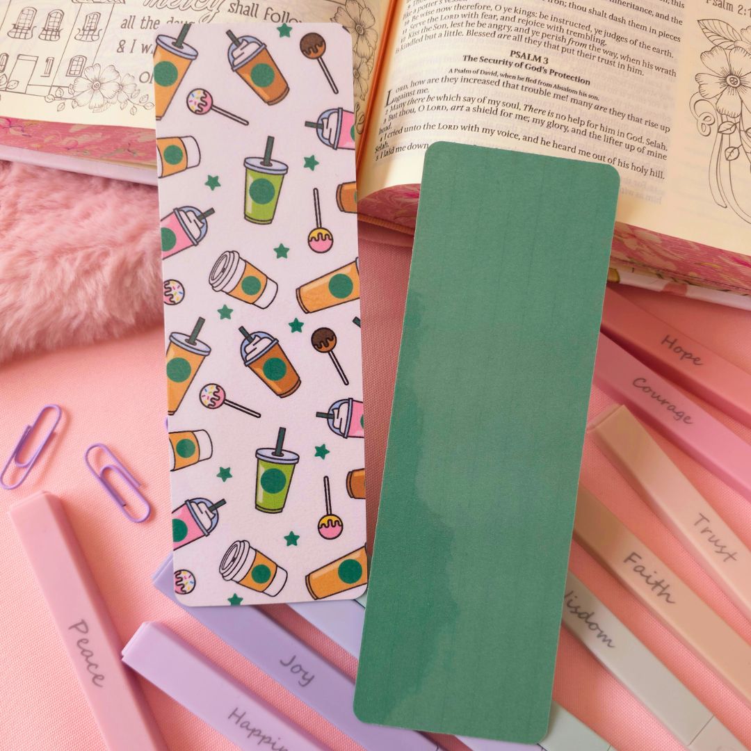 White Coffee Bookmark