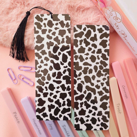 Cow Print Bookmark