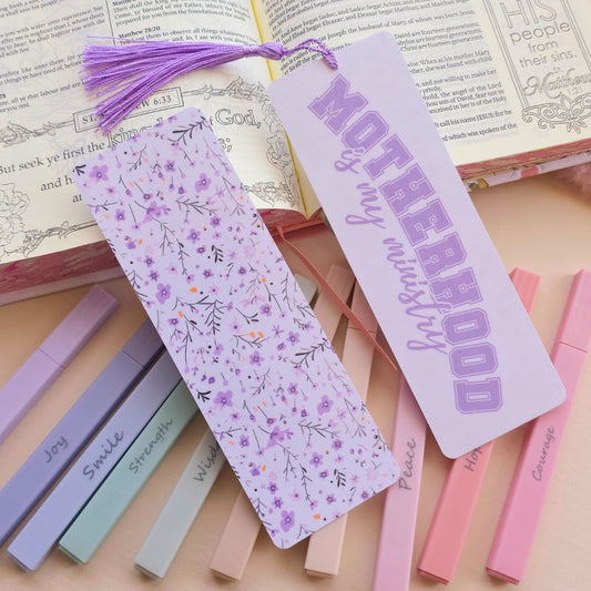 MotherHood is my Ministry Bookmark - Purple