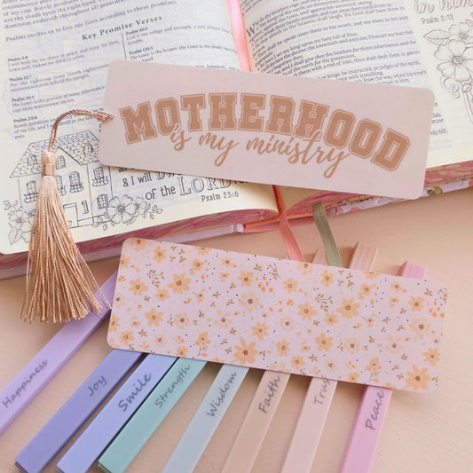 MotherHood is my Ministry Bookmark - Tan