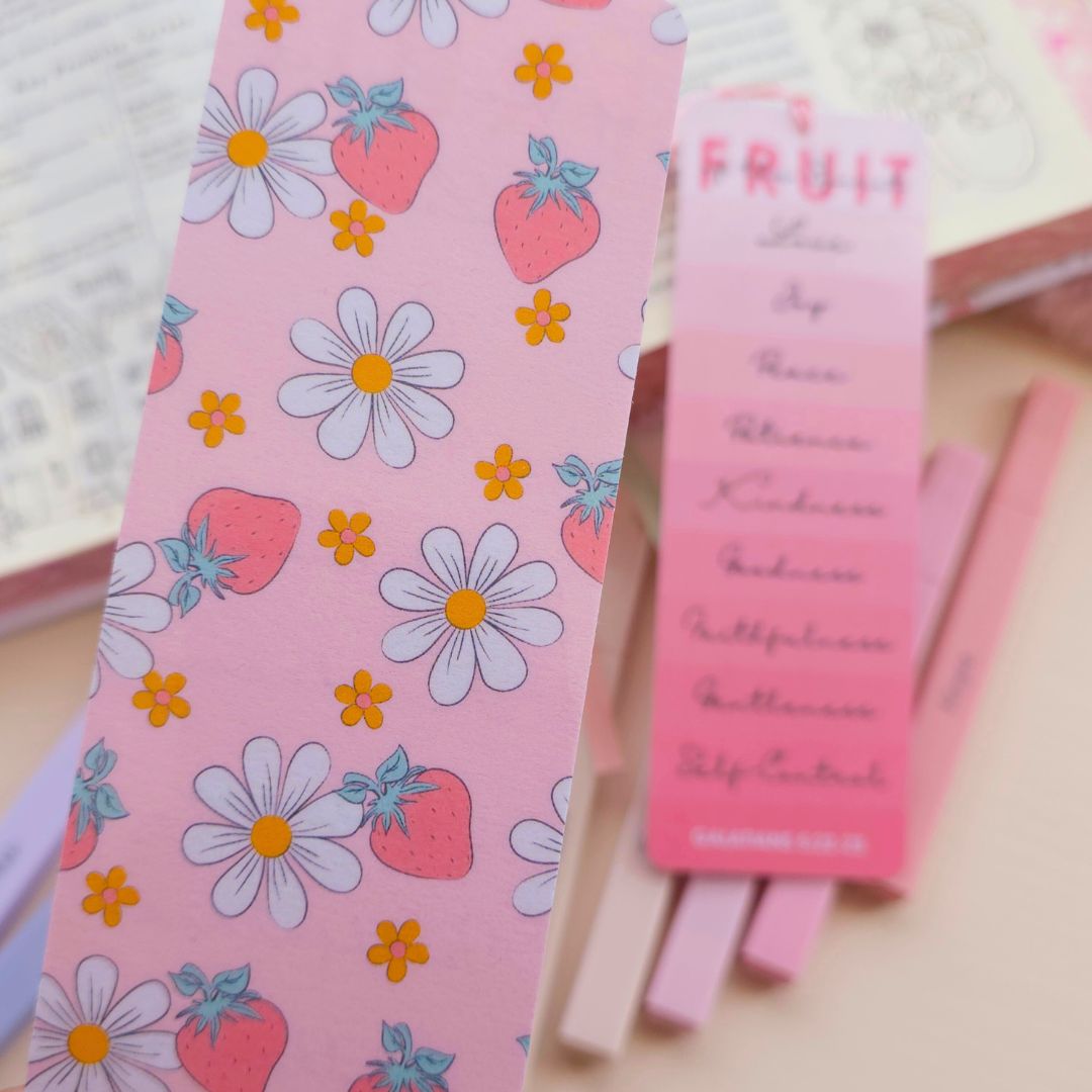 Fruit of the Spirit Bookmark - Strawberry