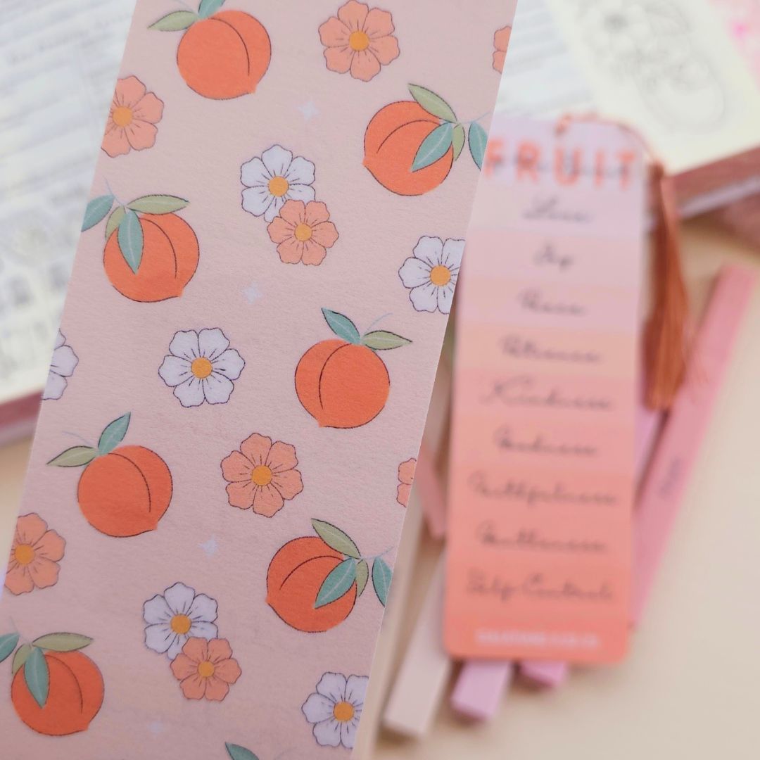 Fruit of the Spirit Bookmark - Peach
