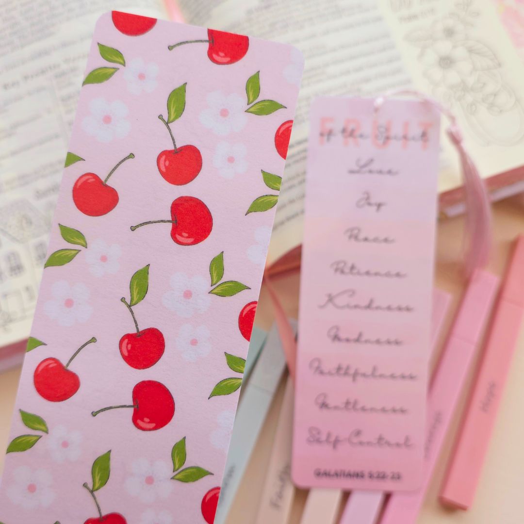 Fruit of the Spirit Bookmark - Cherry