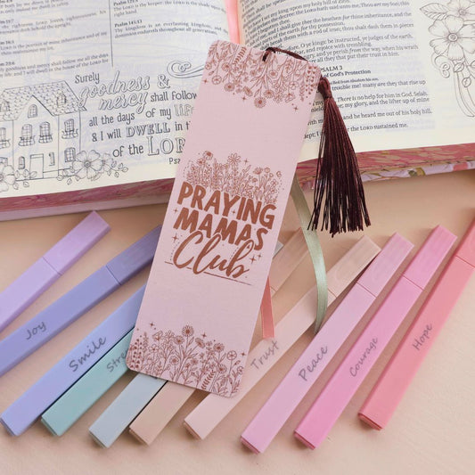 Praying Mama Bookmark - Brown
