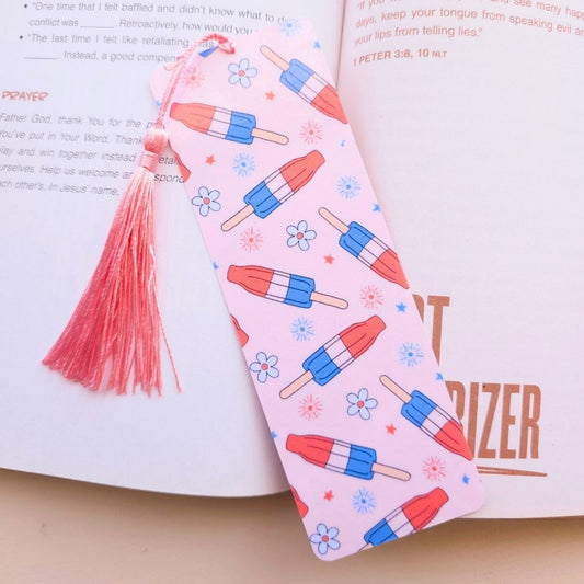 Popsicles Bookmark - Pink