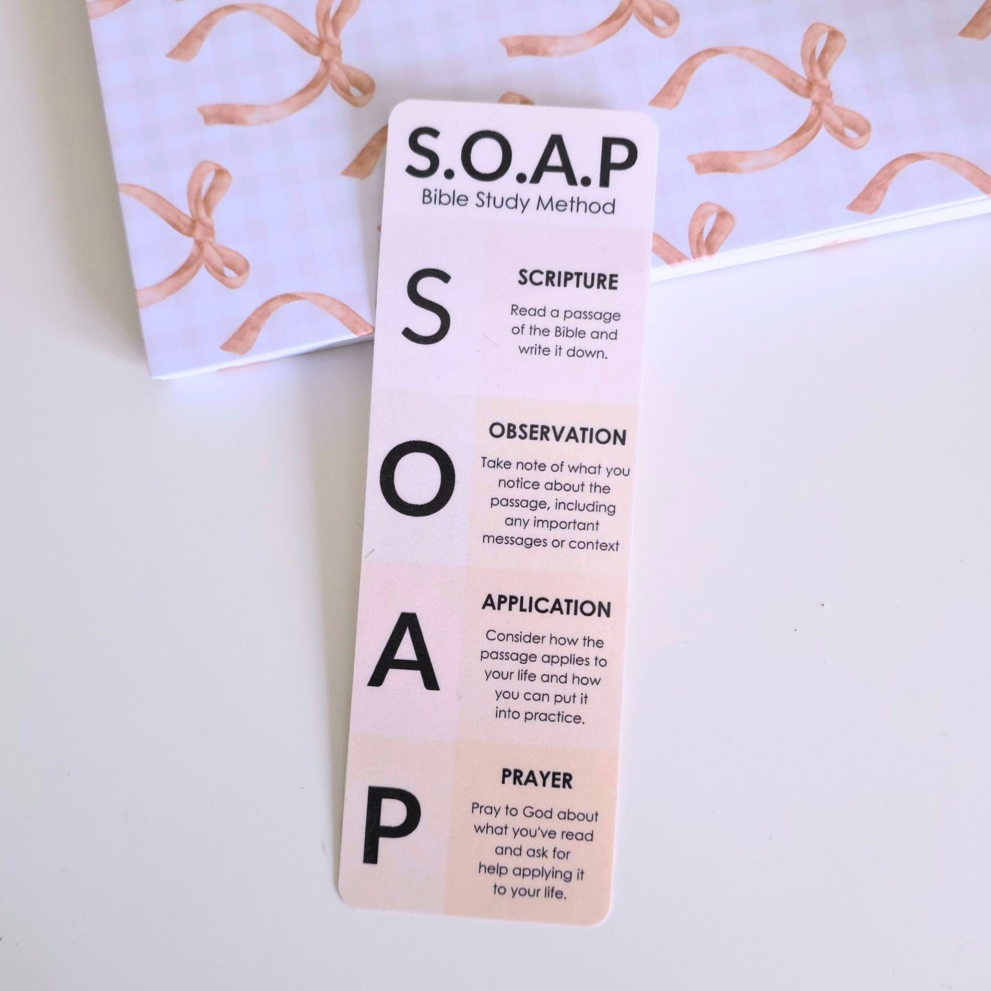 SOAP Bookmark - Brown