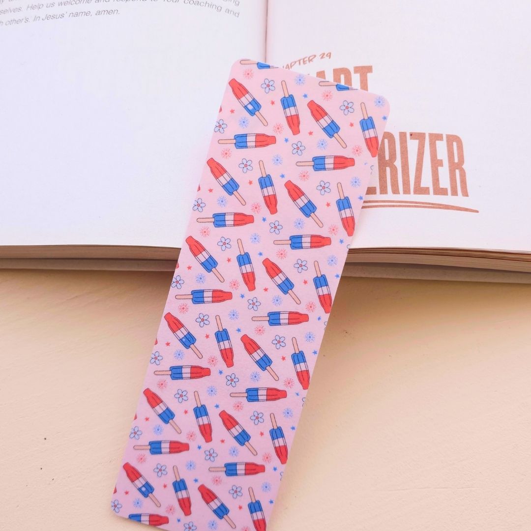 Popsicles Bookmark - Pink