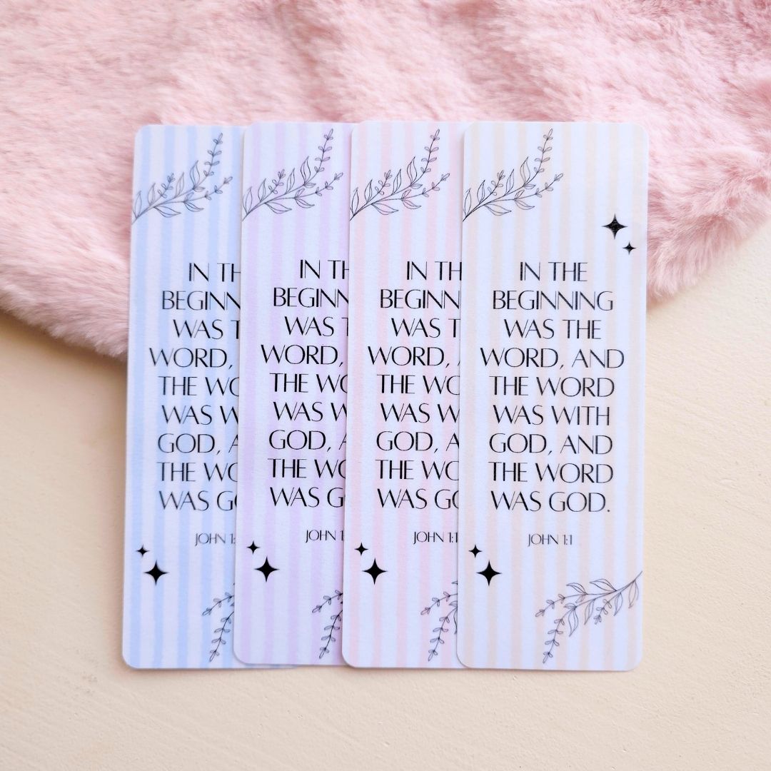 John 1 Bookmark - Purple