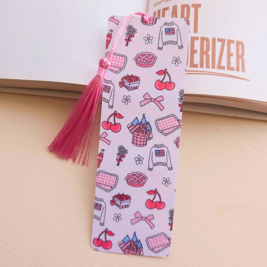 Vintage America Bookmark - Pink