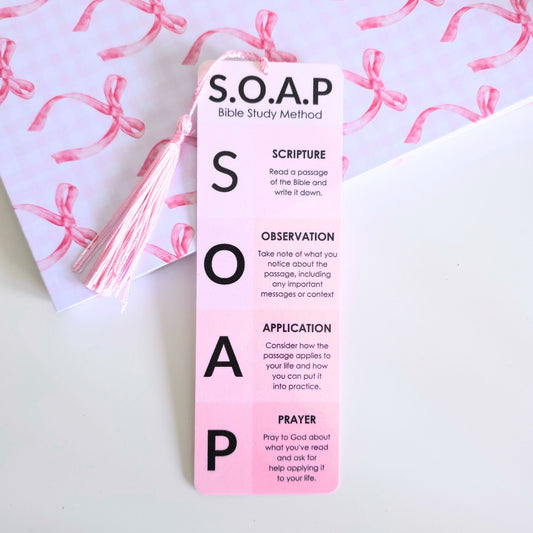 SOAP Bookmark - Pink