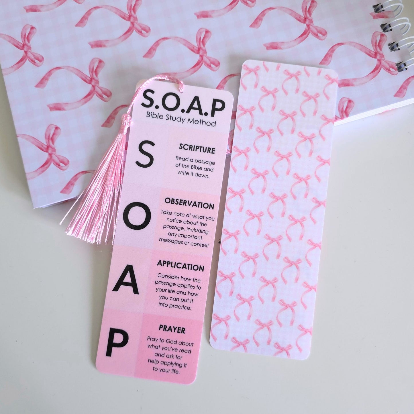 SOAP Bookmark - Pink