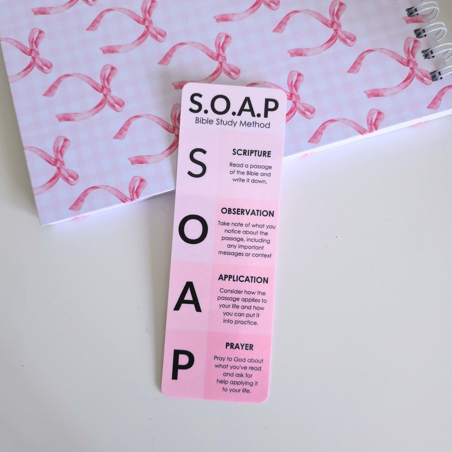 SOAP Bookmark - Pink