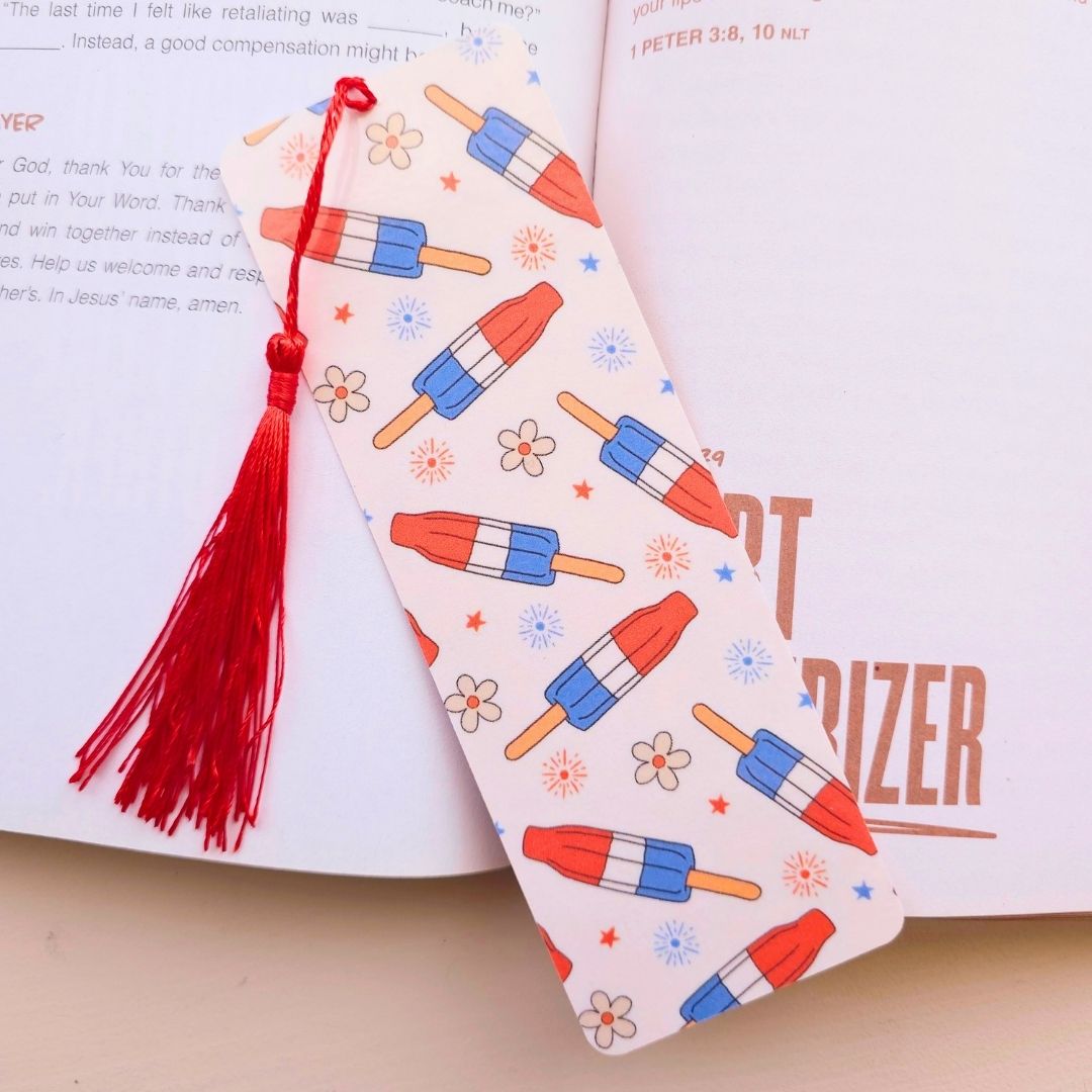 Popsicles Bookmark - Beige