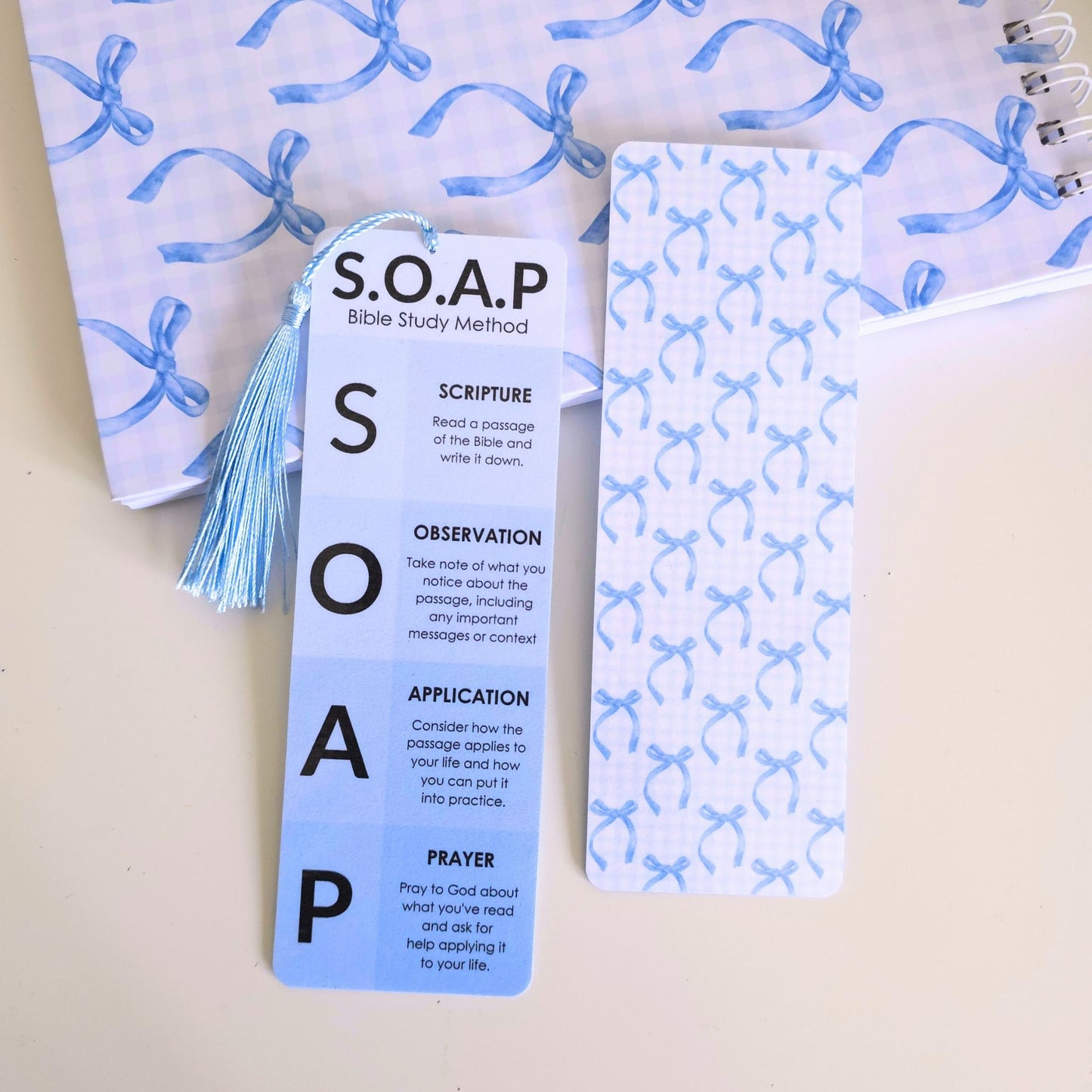 SOAP Bookmark - Blue