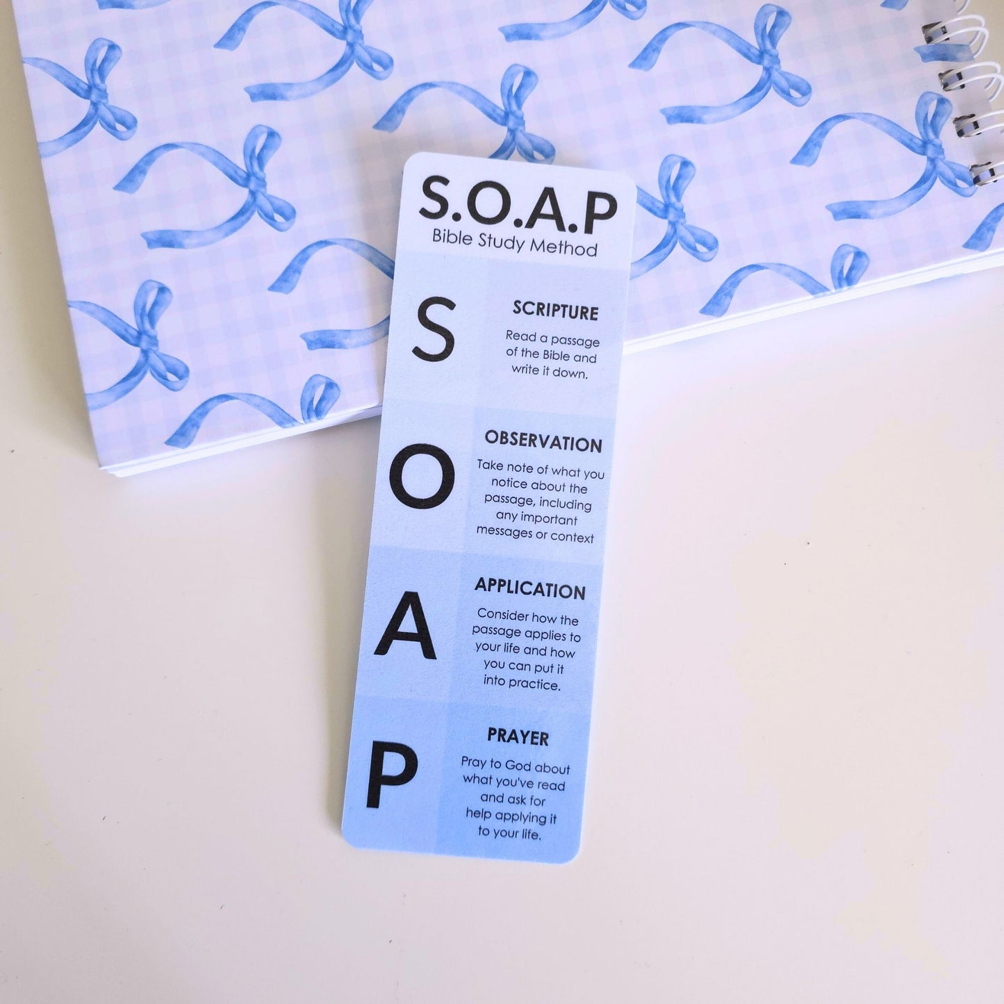 SOAP Bookmark - Blue