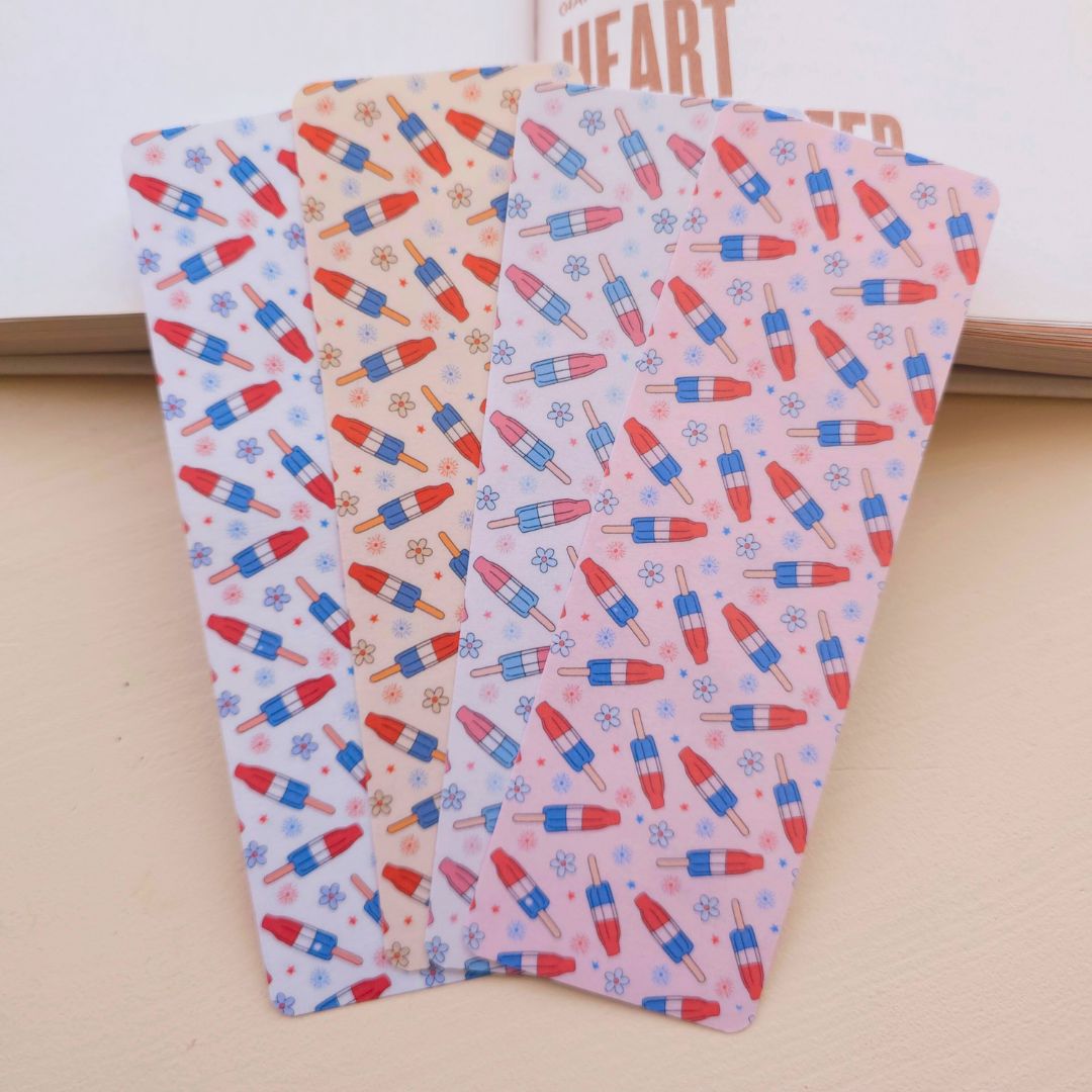 Popsicles Bookmark - Pink